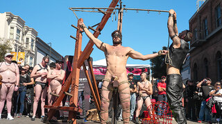 Fetish crowd thirst for hardcore acts of BDSM! Thumb