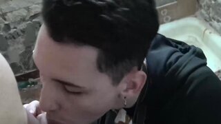 Pierced Latino butt plugged bareback by throbbing c Thumb