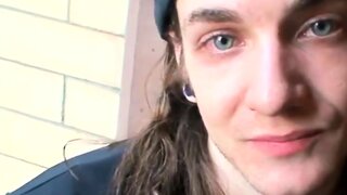 Punk rock homemade Kade alone jerking off and stuffi Thumb