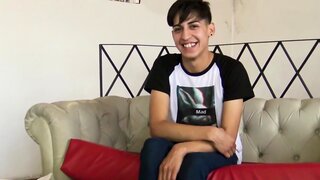 Petite Latino twink slowly develops gay tende Thumb