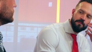 Office anal hammering with Andy Onassis and Emir B Thumb