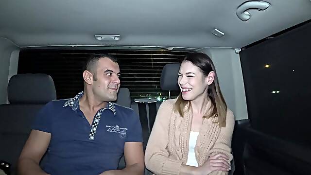 Skinny Jessica delivers a steamy roadside BJ in this raw reality vid