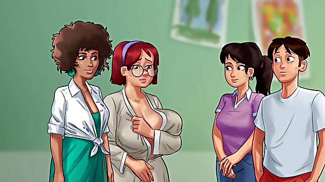 Xrgamers Big-Tits Cartoon Erotic Art Lessons