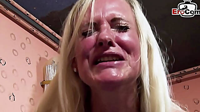 Old german m with natural tits picks up y guy