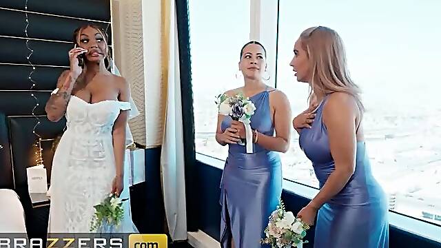 BRAZZERS - On Her Wedding Day, Beautiful Bride Badassbrannn Sneaks Off For One Last Romp With Her Ex
