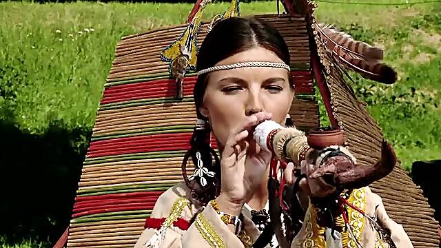 Native American Hotties Have A great Time Eaten One Another Out
