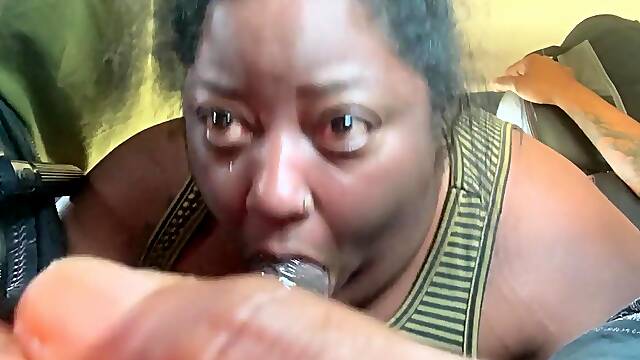 Different Angle Swallowing Large Ramrod Real Uber Driver