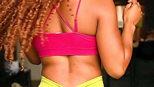 Thick Gym Influencer Shows Off Her Gains Previous to Stripping It All Off