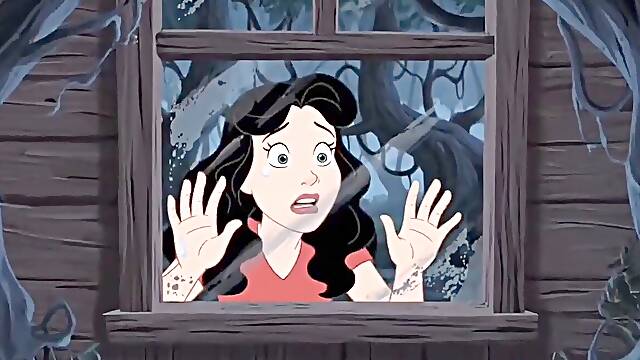 Halloween special . Jason plows school Girls at Camp Crystal Lake. Friday the 13th. Parody. Cartoon