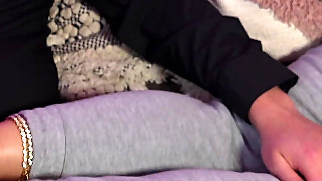 Long Toenails Footjob After Work: Blonde MILF's Cum on Soles in 4K