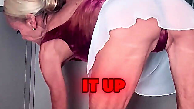 Barbie MILF - Stepson Made a Mess in Kitchen