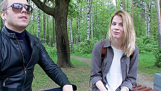 Russion babe Crystal's tight ass gets pounded in raunchy reality vid